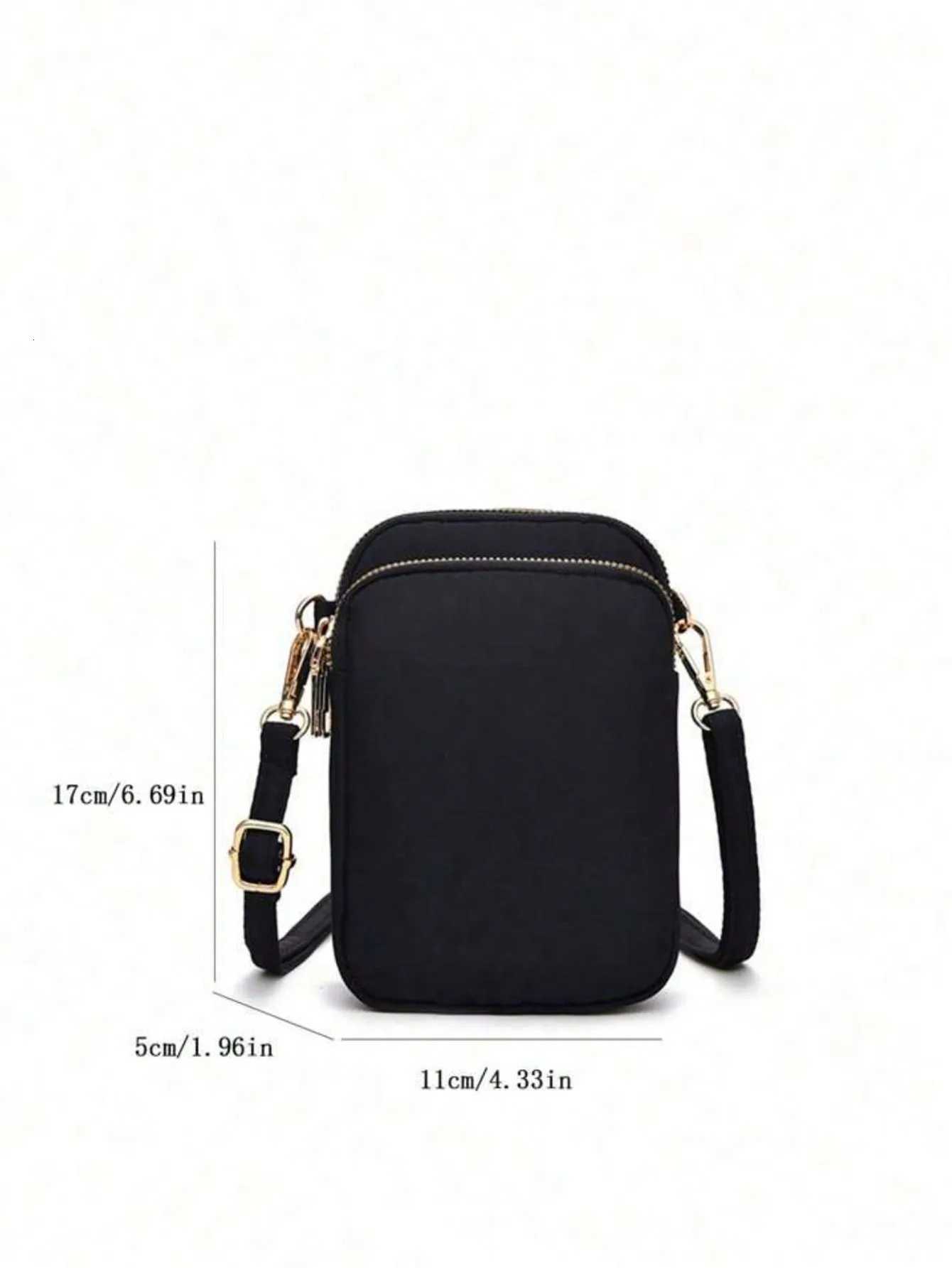1pc Leisure And Fashion Crossbody Walking Bag With Mobile Phone Cloth Bag Vertical Zero Wallet For TravelBack To SchoolG Y250819