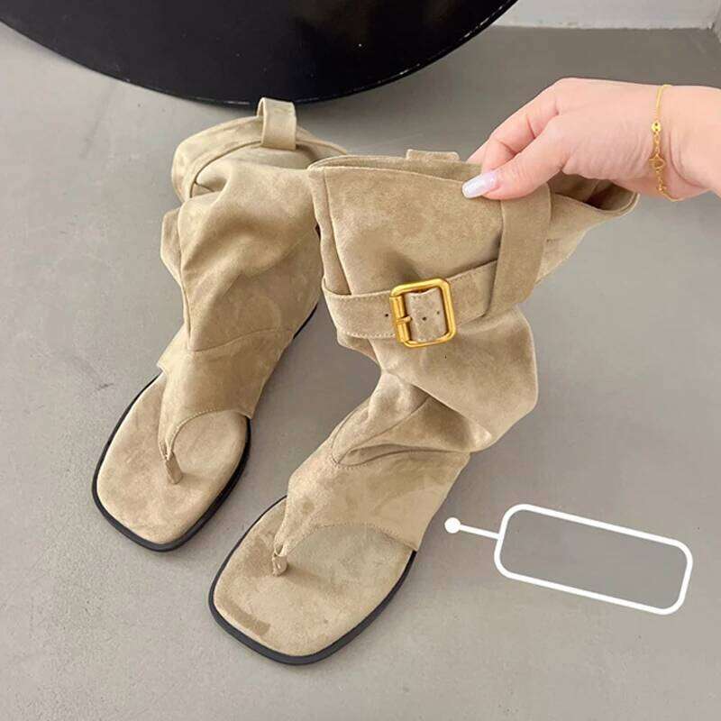 Eilyken Fashion Style Open Clip Toe Ankle Boots Sandals Women Short Booties Designer Wedges High Heels Ladies Shoes