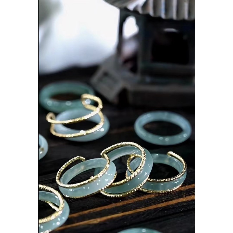 Chinese Inspired Stacking Wedding Bands for Him/Her - Interlocking Jewelry Set