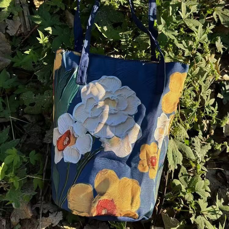 2025 Autumn Design Single Shoulder Women's Bucket Bag Large Capacity Printed Fashion Shoulder Bag Women's Crossbody Bag Designer Bag Women&#