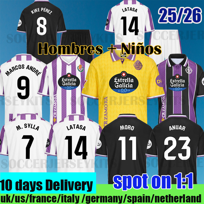 1983 1984 camisetas futbol Real Valladolid Retro Mens Soccer Jerseys 91 92 95 96 99 00 vintage Football Shirts Short Sleeve Uniforms