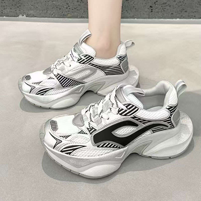 2025 Summer Autumn New Rocket Dad Shoes for Women, Outdoor Wear, Niche Casual Shoes, Fashion Trend Thick-Soled Sneakers