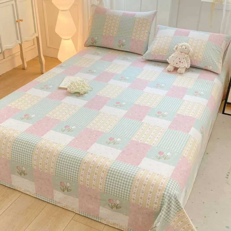 Cotton Flannel Bed Sheet Set - Printed Smooth Durable Lightweight Breathable 1/2/3 Piece Bedroom Collection Y250819