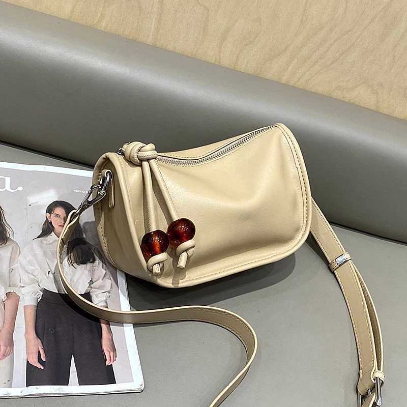 Womens Cow Genuine Leather Shoulder Bags Ladies Soft Cowhide Fashion Handbags Female Designer Crossbody Bags Lady Y250819