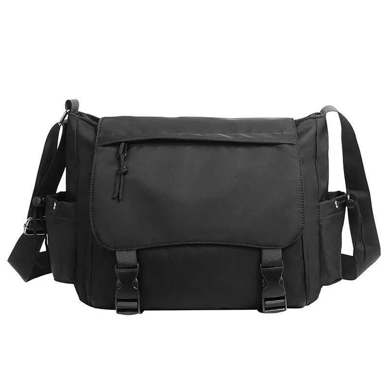 New Harajuku Techwear Crossbody Bag Unisex Large Capacity Tactical Messenger Shoulder Bag Workwear Style Y250819