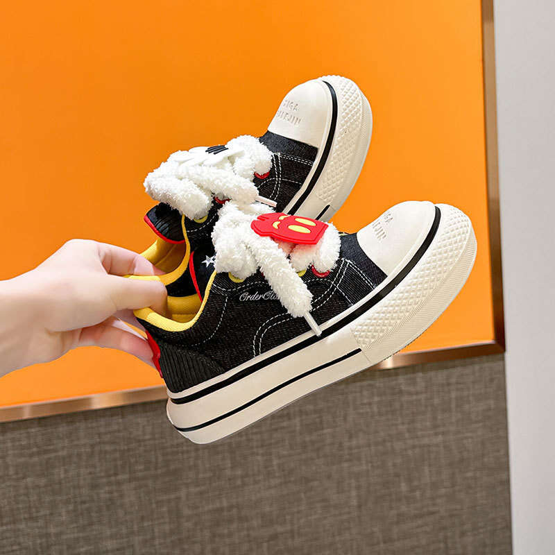 and Funny Big Head for Women 2024 New Summer Thick-Soled Student Canvas Shoes Versatile Cute Sneakers Couple Style Campus