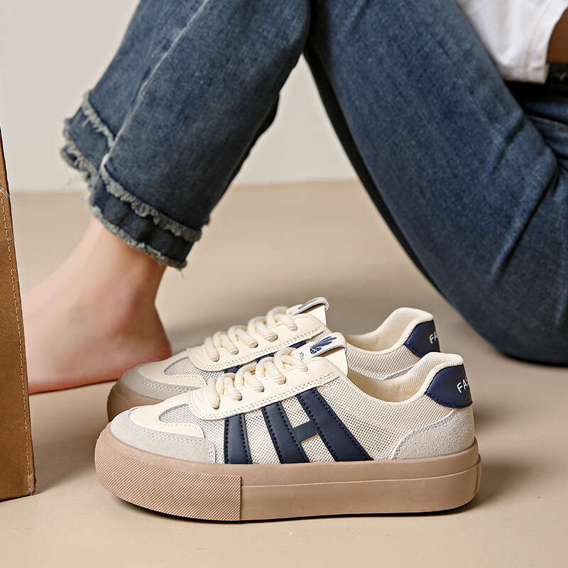 NS Trendy White Sneakers for Women 2023 Spring New Casual Student Platform Shoes Thick Sole Height Increasing Fashion Versatile