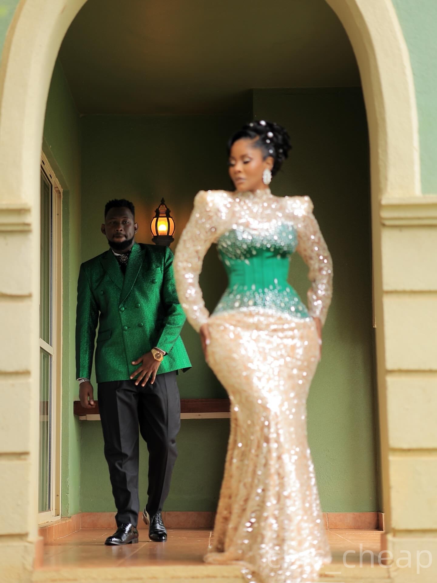Gold Mermaid Prom Dresses 2025 Illusion Beaded Crystals Full Sleeves Evening Formal Party Second Birthday Engagement Gowns Plus Size Dress For Special