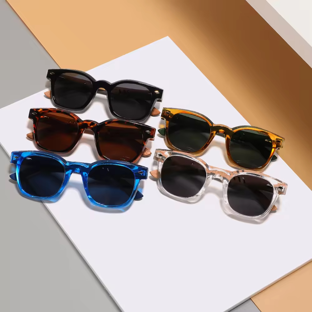 New polarized wooden sunglasses for men outdoor sunglasses bamboo sunglasses.