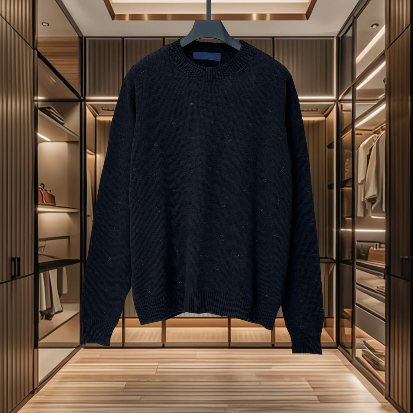 25 New Embroidered Sweaters, High Quality Designer Clothing, Men's Sweaters, Fashionable Luxury Knitted Long Sleeve Sweaters, Men's Jacquard Letter Classic Sweaters