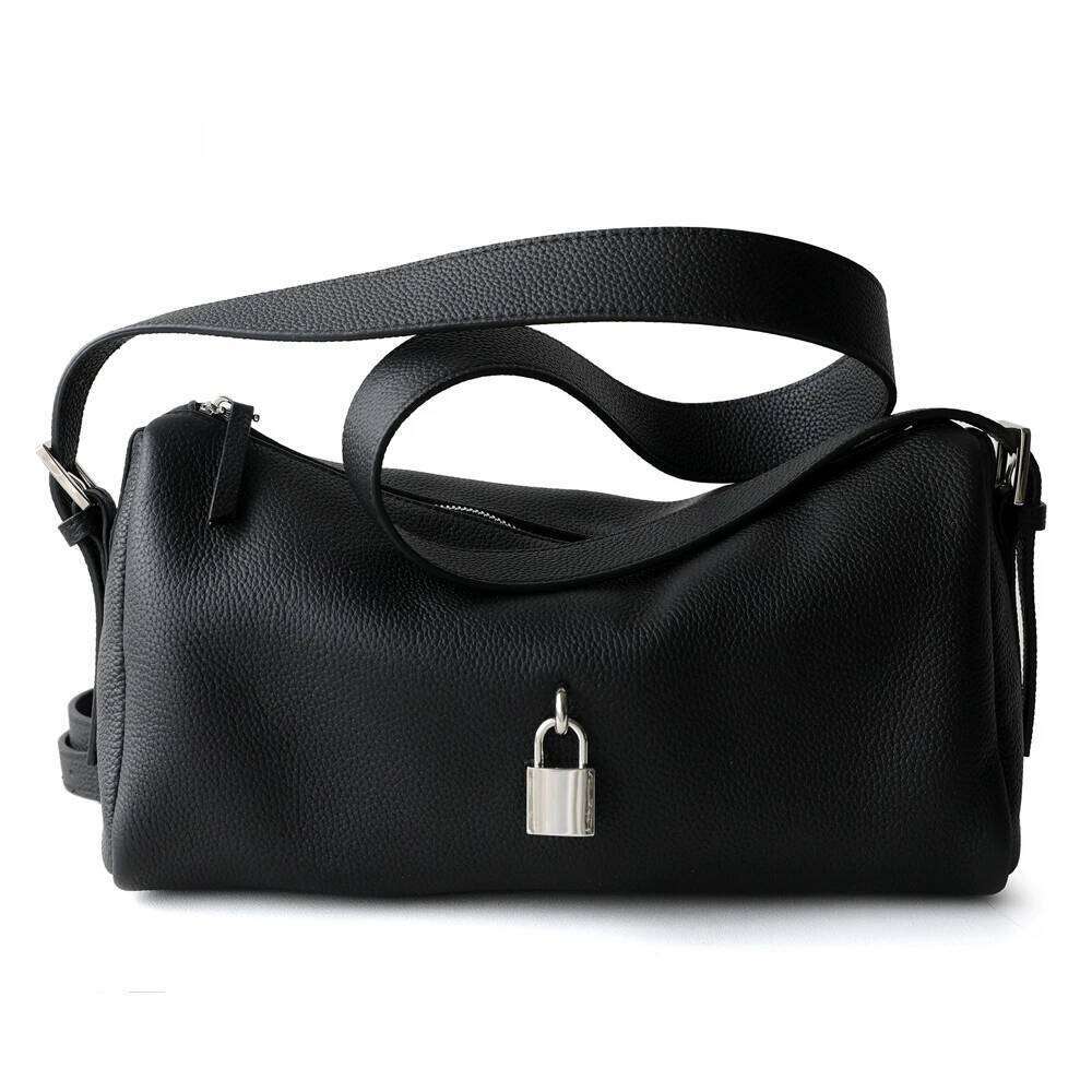 Designer Bags Ins Chic Design Soft Horizontal Cylindrical Shape Pillow 100% Real Leather Women Shoulder Bag Yellow Sky Blue Purse Luxury Bag