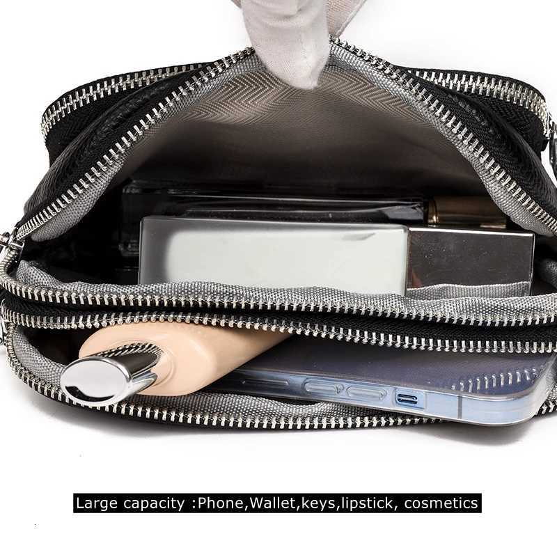 100% Genuine Leather Shoulder Bag For Women Rectangle Bags Crossbody Designer Handbag Female Solid Color Messenger Y250819