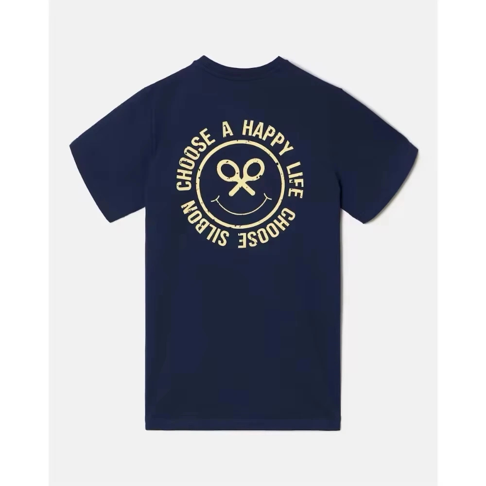 SILBON Fashion Tshirt for Men Y2K Tops Harajuku y Letter Printing Summer Short Sleeve Tee Redtube 250820