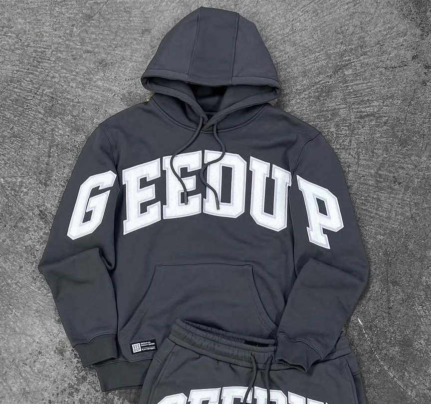 Designer Geedup Hoodie Street Fashion Versatile Letter Embroidery Sports Hoodie Y2k Haruku Designer Hoodie Jacket Tracksuit Men Polo Veste Coat Rock T