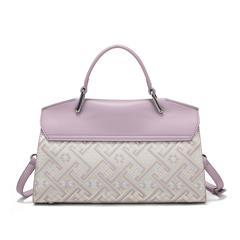 Free Shipping Designer Luxury New Embroidered Handheld Large Capacity Kelly Bag Fashion Women's Versatile Shoulder Crossbody Bag Leisure Shopping