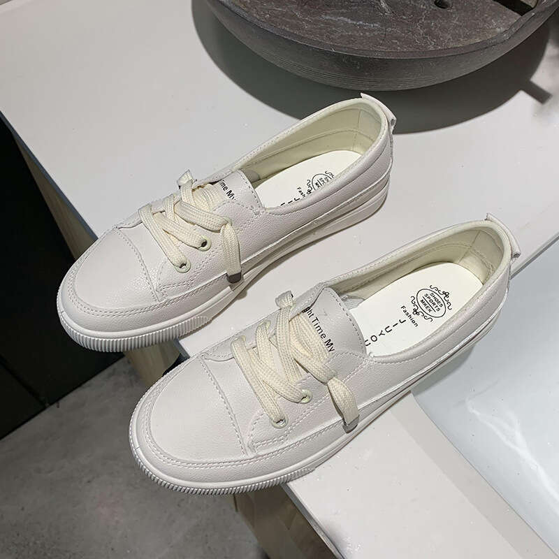 Summer New 2023 Trendy White Sneakers Personality Fashion Simple Casual Travel Women's Board Shoes