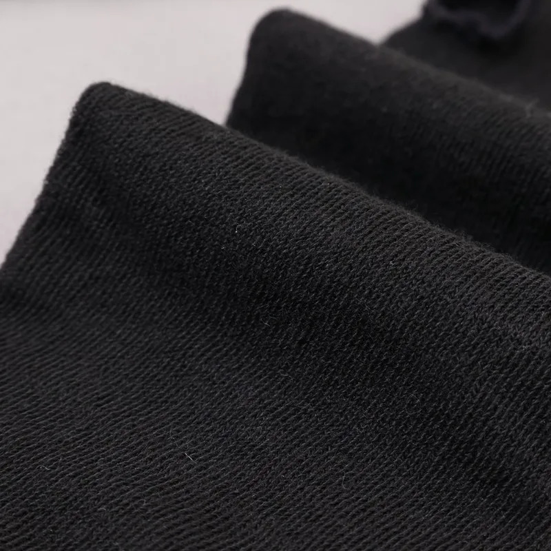 Punk Long Arm Gloves Adjustable Elastic Interval Stripe Fingerless Glove Protective Mittens Winter Nylon Cover Cool Sleeves 250811