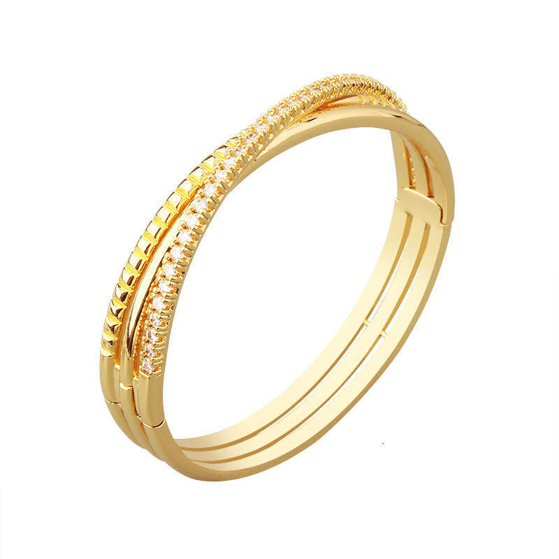 Gear Closed Spring Clasp No. 17 X Letter Bracelet Simple Unisex Jewelry