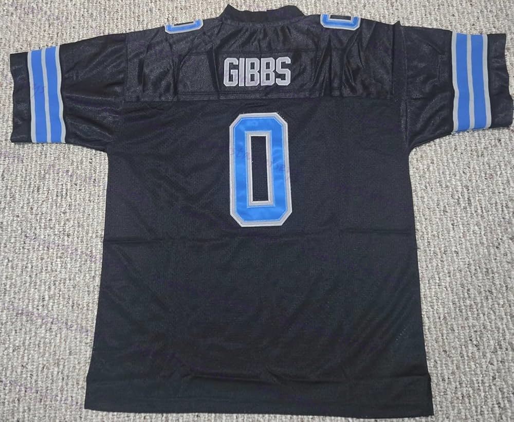 custom 0 Gibbs 2025 Football Jersey 14 Amon-Ra St. Brown Jahmyr Jack Campbell Barry Sanders Jared Goff Jeff Okudah Johnson Hot Sale