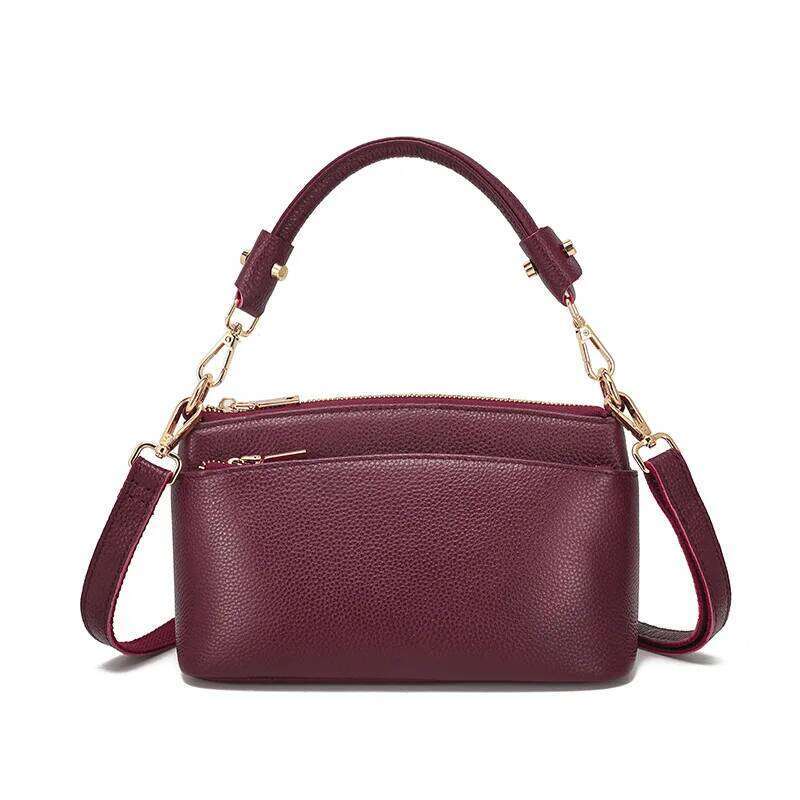 Designer Bags 100% Genuine Leather Shoulder Handbag Women Messenger Small Crossbody Bag Sac A Main Fashion Pouch Ladies Bags Luxury Bag
