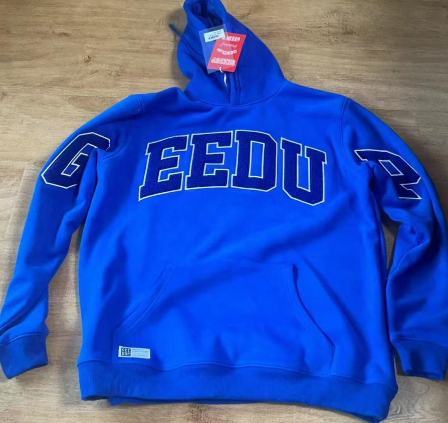 Designer Geedup Hoodie Street Fashion Versatile Letter Embroidery Sports Hoodie Y2k Haruku Designer Hoodie Jacket Tracksuit Men Polo Veste Coat Rock T