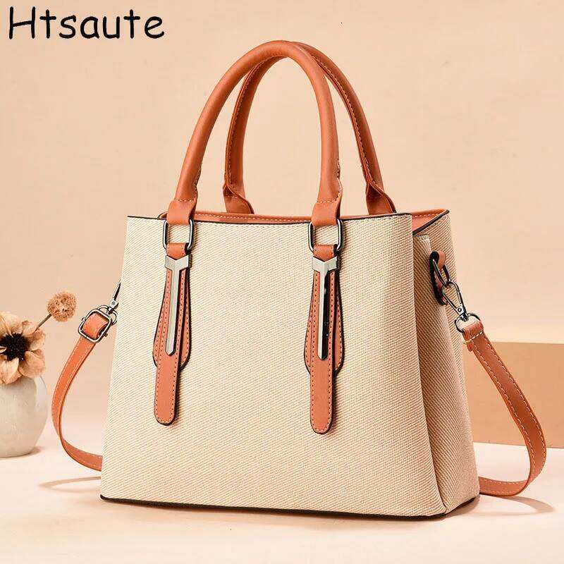 Large Capacity Shoulder Women Retro Hobo Shopper Solid Color PU Leather Crossbody Handbag Lady Travel Tote Bags