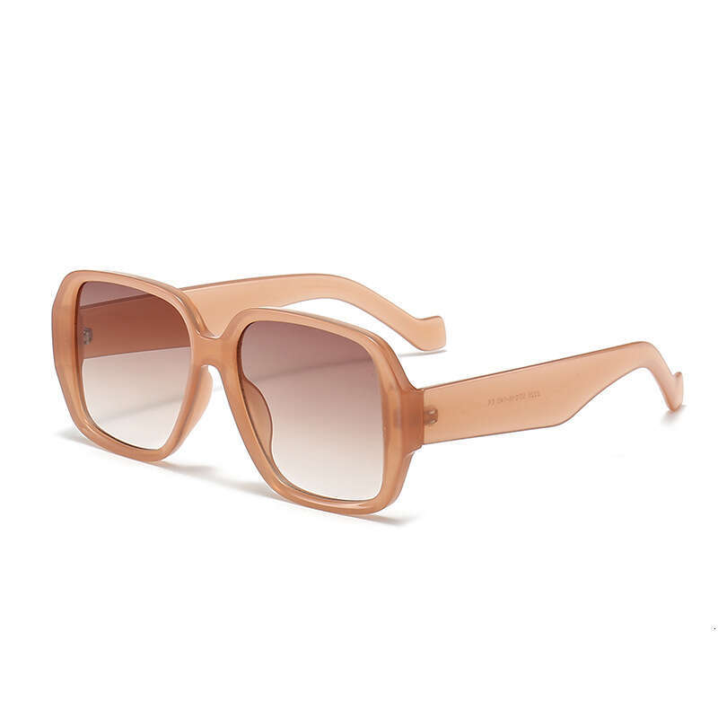 Large Designer Frame Wide Leg Women's Fashion Square Men's Trendy Glasses Sunglasses