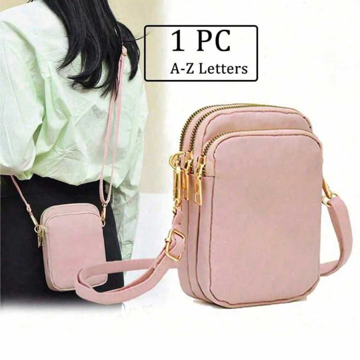 1pc Leisure And Fashion Crossbody Walking Bag With Mobile Phone Cloth Bag Vertical Zero Wallet For TravelBack To SchoolG Y250819