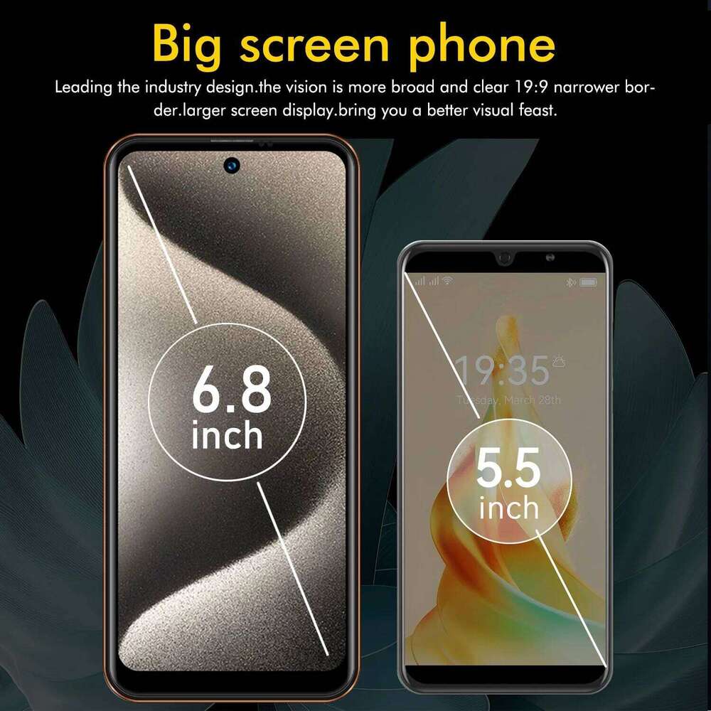 Global Version Pro Max Smartphone Android GB RAM ROM Dual SIM Mobile Phones Google Play Store MP Mah