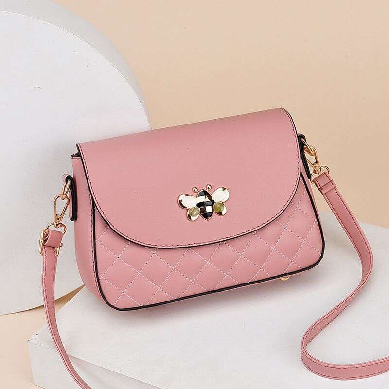 Ins Crossbody Soft Leather Small Round Fashion Simple New Women's Shoulder Bag Trendy Korean Version Fresh Style
