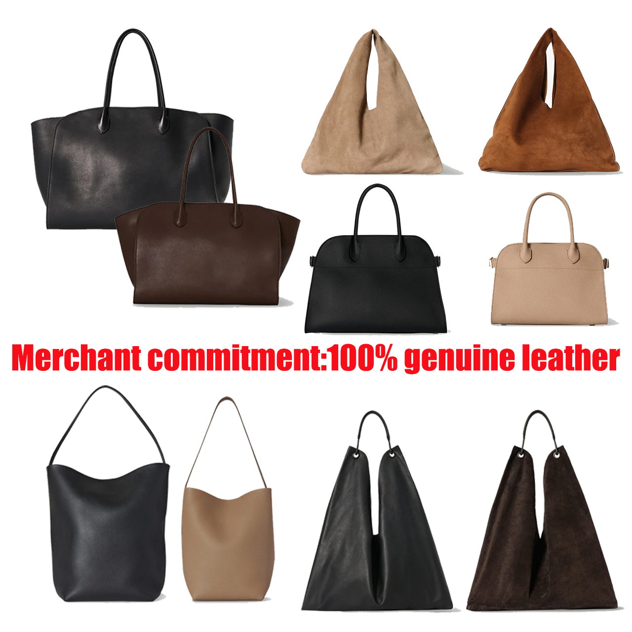 Top quality genuine leather Park Tote Bag 10A Designer bags Luxury bag Suede bag Margaux bag lady bucket bag fashion handbags Shoulder Bag Marlo Bag Bindle Three Bag