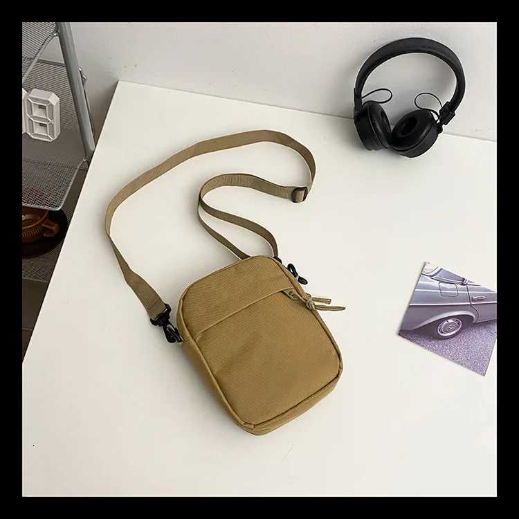 Outdoor Casual Canvas Crossbody Bag Unisex Mini Phone Sling Bag for Men And Women Y250819