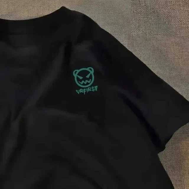 Summer Womens Printed Short-sleeved T-shirt Female American Fashion Ins Casual Loose Couple New Simple T-shirt Y2K Top Fashion Y250819