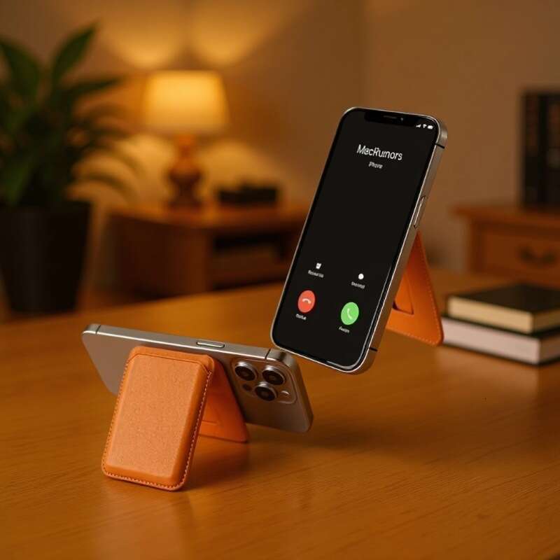 Compatible with iPhone 16/15 Magnetic Holder Universal Wallet Card Slot Magsafe Rotating Stand