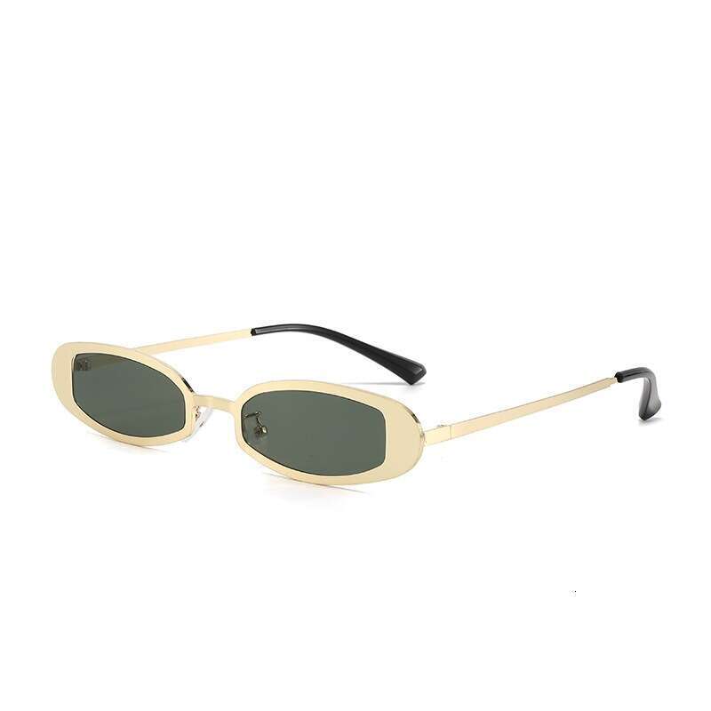 Personality Small Frame Cat Eye Metal for Women Designer Ins 2025 New UV Protection Sunglasses