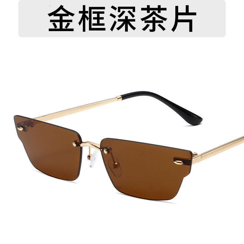 Unique Irregular Light-colored Ocean Designer Lens Same Style as Runway Outfit Glasses Travel Street Photography Sunglasses