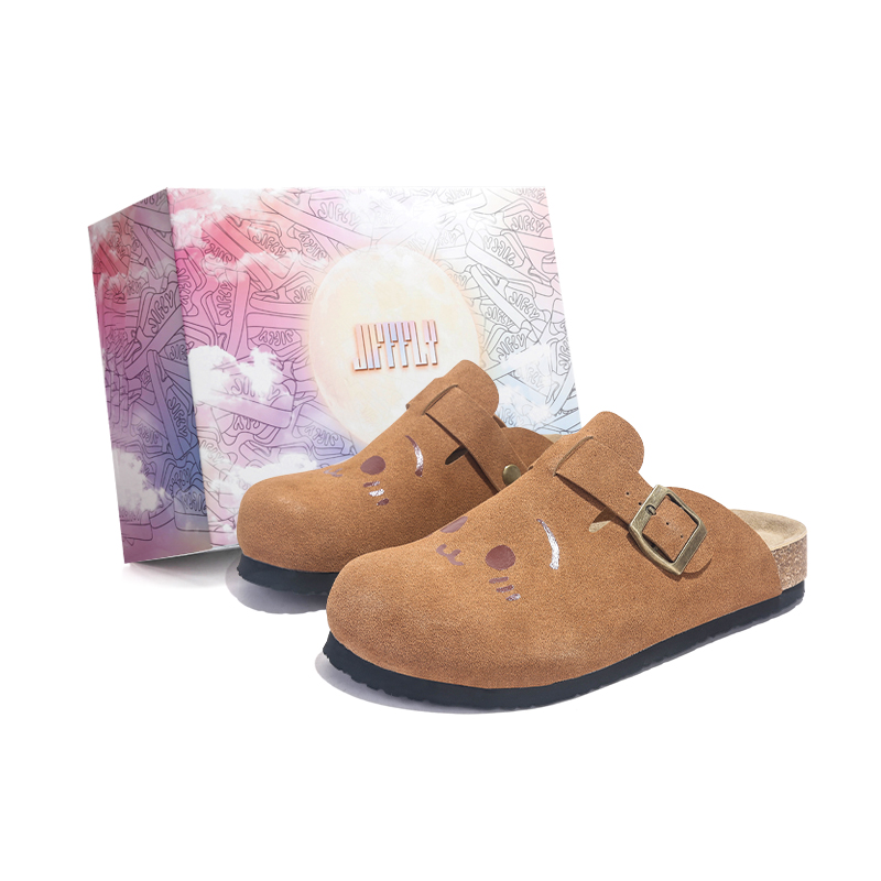 Designer Clogs Sandals Clog Slippers Cork Flat High Quality Fashion Summer Genuine Leather Slide Favourite Beach Casual Shoes Women Men 36-44