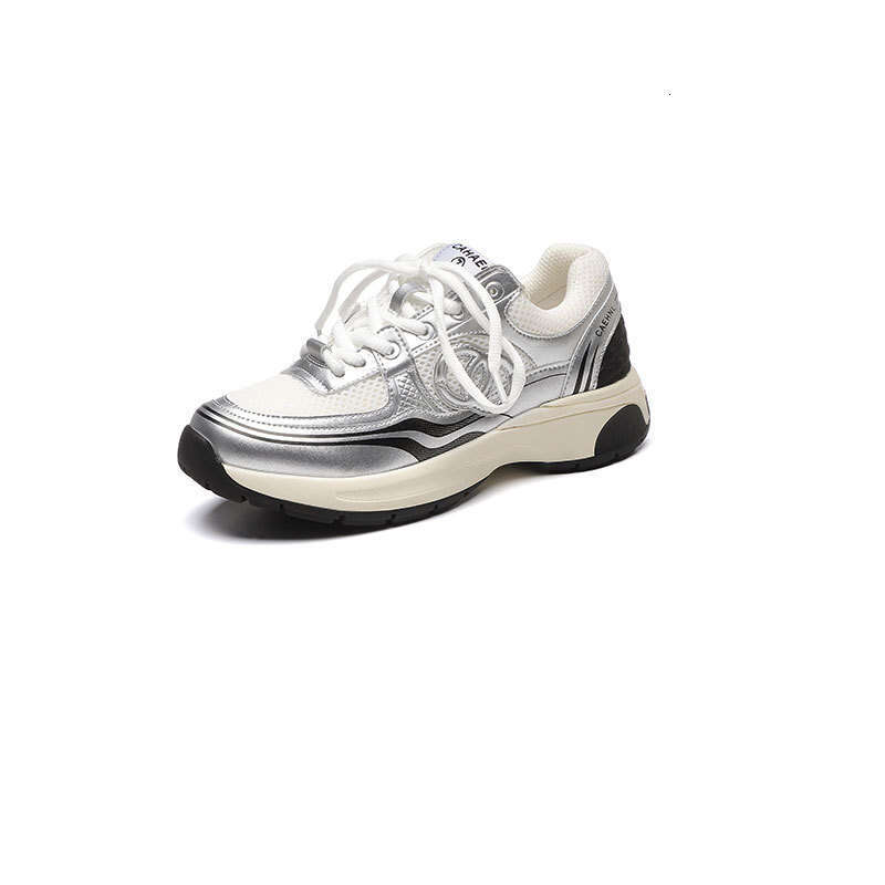 2024 Summer Mesh Thick-Soled Dad Sneakers Non-Slip Breathable Platform Height-Increasing Sports Women's Casual Running Shoes