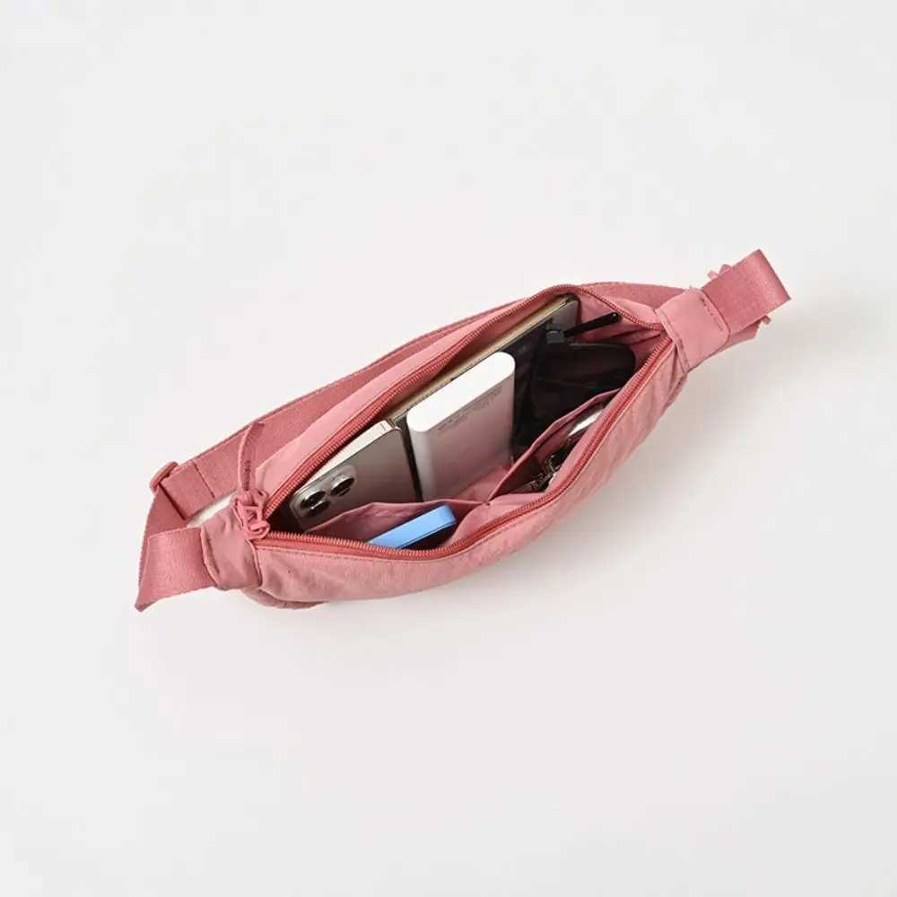 Women Nylon Shoulder Bags Exquisite Solid Color Crossbody Bag Casual Sports Style Underarm Bags Y250819