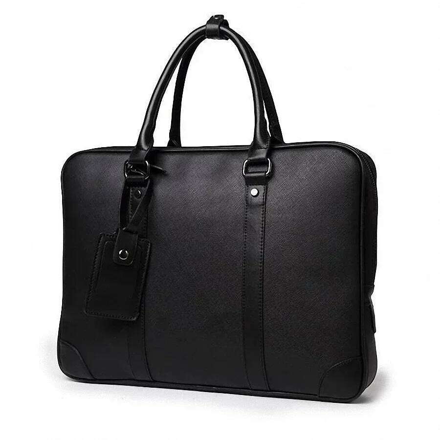 Designer Bags Simple Design Laptop Soft PU Leather Business Briefcase Messenger Bag Fashion Man Handbag Luxury Bag