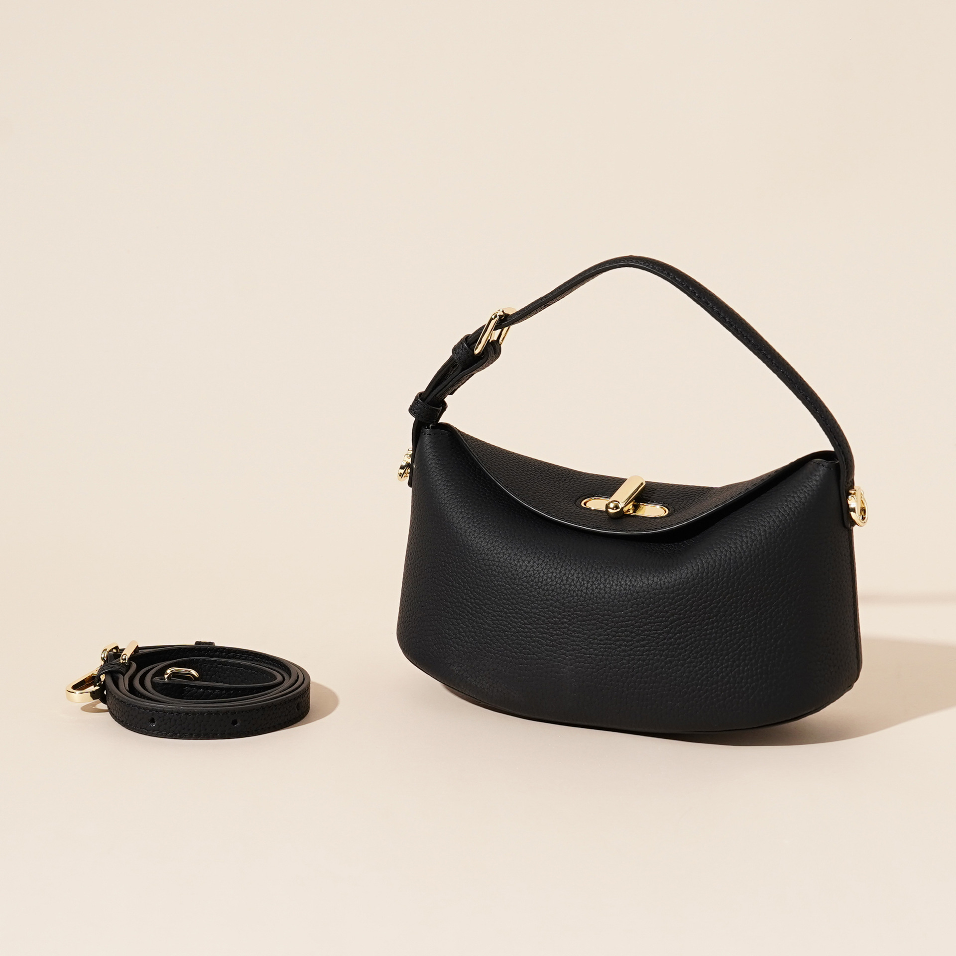 Free Shipping Designer New Leather Versatile Women's Handbag Urban Minimalist Single Shoulder Crossbody Bag Casual Makeup Bag Commuting Bag