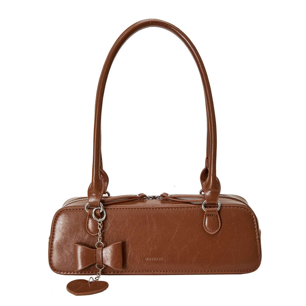 Designer Korean Niche Design Single Shoulder Underarm for Women Fashion Bags Bow Pillow 2025 Summer New Baguette Bag