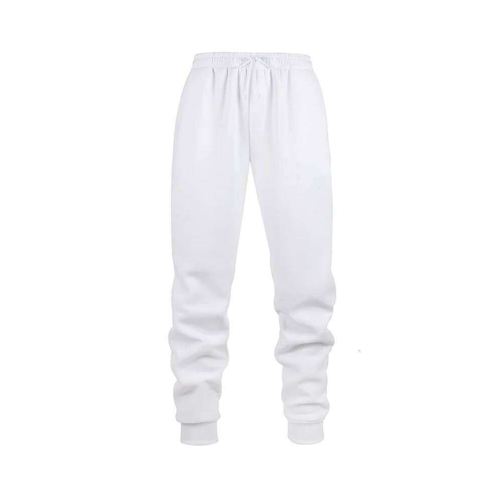 Mens Jogging Autumn Winter Sweatpants Men Sports Gym Trousers Fashion Solid Color Casual Workout Long Pants