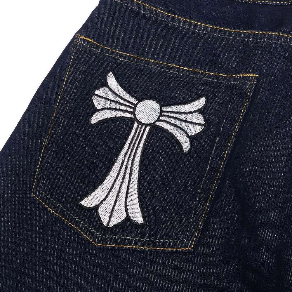 2025 New Style Patchwork Low Waist Fashion Casual High Street Y2K Jeans Ins