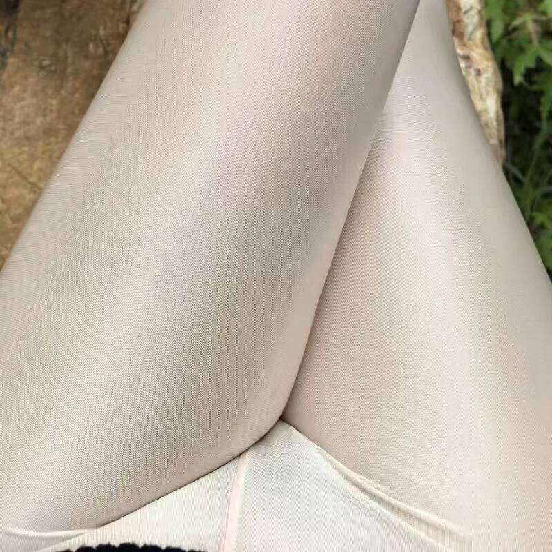 Women's Summer Satin Smooth Fiess Yoga Leggings Cycling High Waist Joggings Running Spandex Tights Five-Point Shorts Plus Size