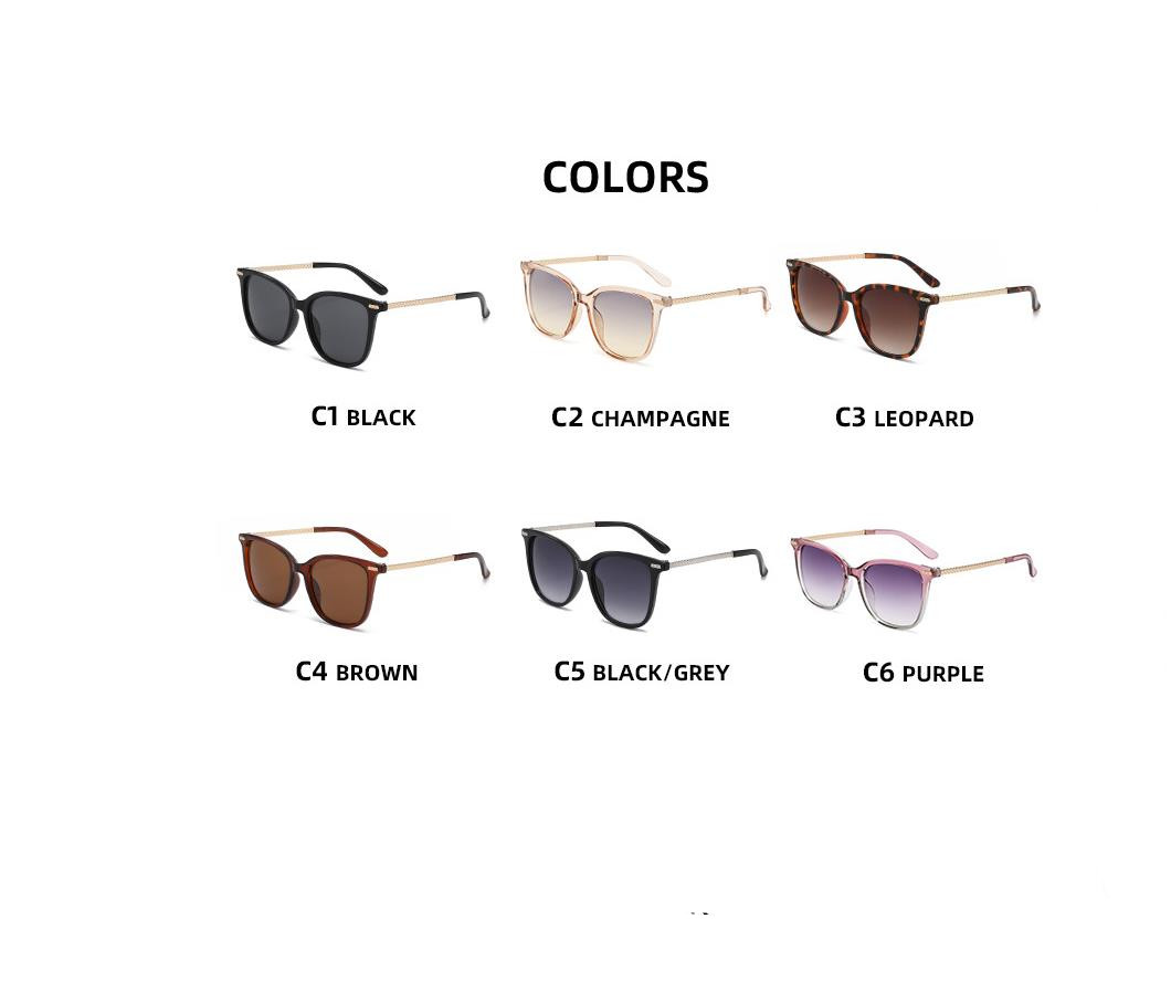 Designer Sunglasses For Men Women Square Sunglasses Big Frame UV400 Protection Sunglasses Luxury Polarized Goggle Pilot PC Frame Eyewear P9100