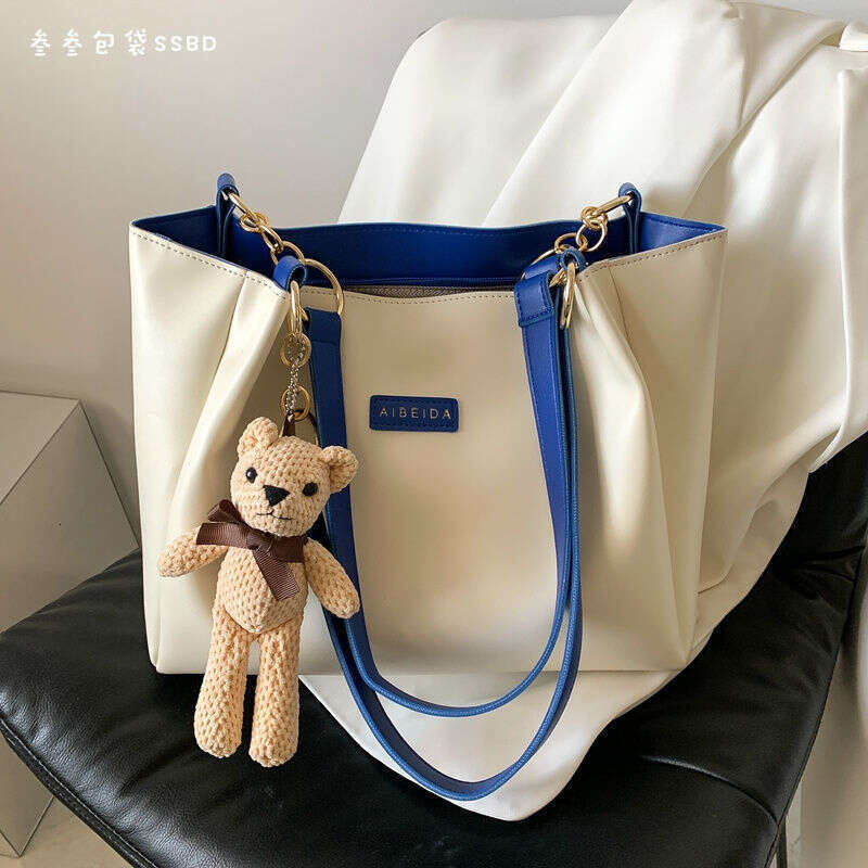 College Student Class Tote for Women 2025 New Trendy High-end Shoulder Large Capacity Fashion Versatile Commuter Bag