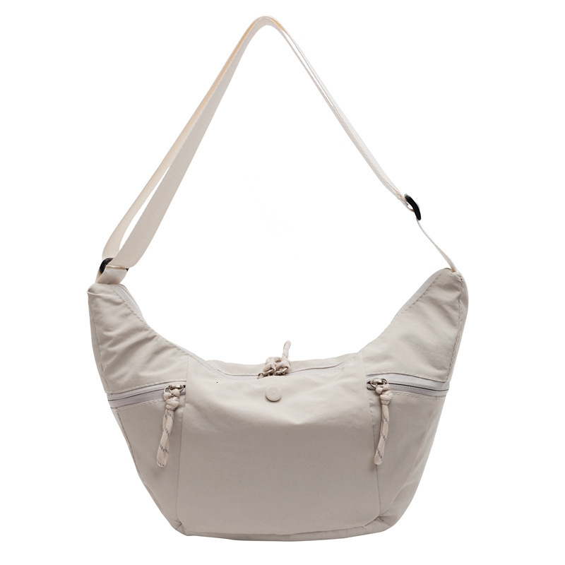 2025 Autumn Women's Dumpling Bun New Cow Horn Bun Women's Shoulder Bun Fitness Bag Sports Bag Waterproof Yoga Bag Women's Crossbody Bag