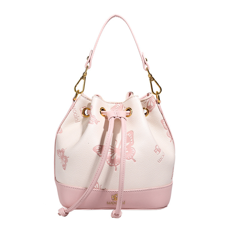 Free Shipping Designer New Fashionable Women's Large Capacity Bucket Bag Niche Sweet High-end Versatile Handheld Shoulder Crossbody Bag Casual Sh