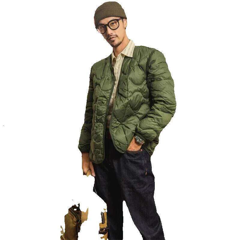 Red Tornado Duck Down M-65 Field Jacket Liner Lightweight Men Insulated Puffer Coat